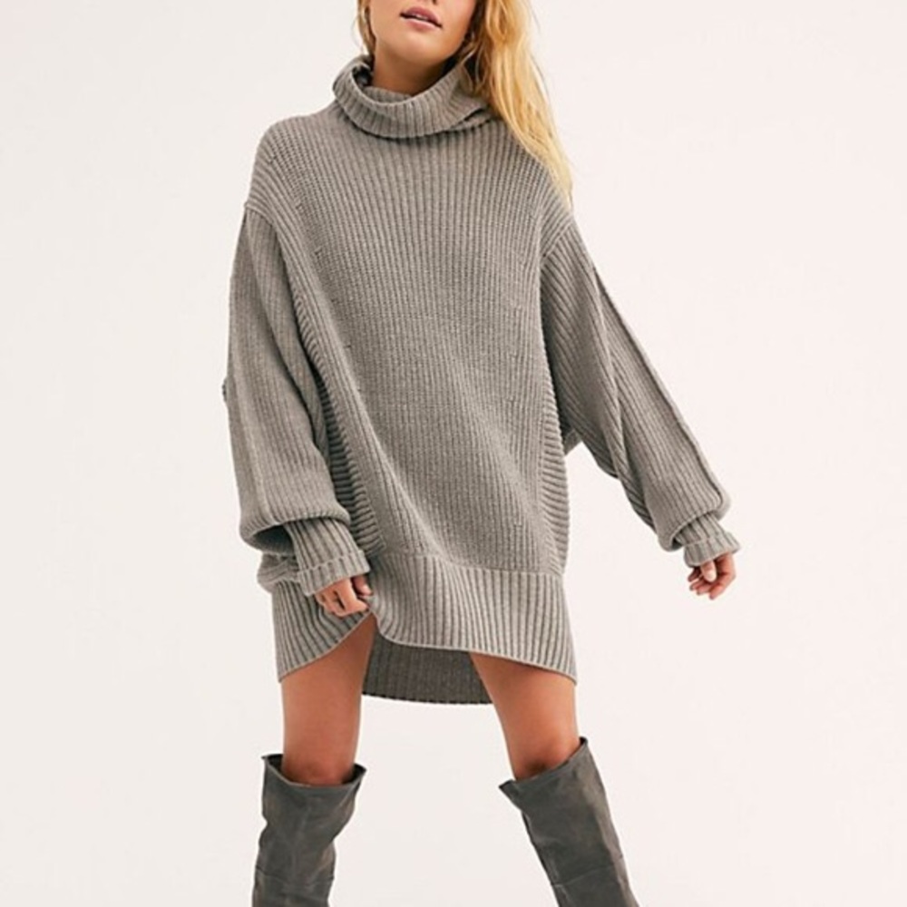 COPY - Free People Cocoa Sweater Grey